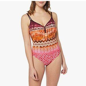 NWT ‼️SALE ‼️ Sunflair One Piece Swimsuit in Pink. Size 10